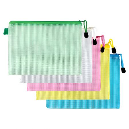 Mapa din plastic ranforsat A4 cu fermoar, CENTRUM